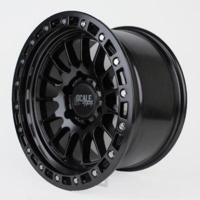 Scale 4x4 S04  Matte Black 17X9.0x 6X139.7mm