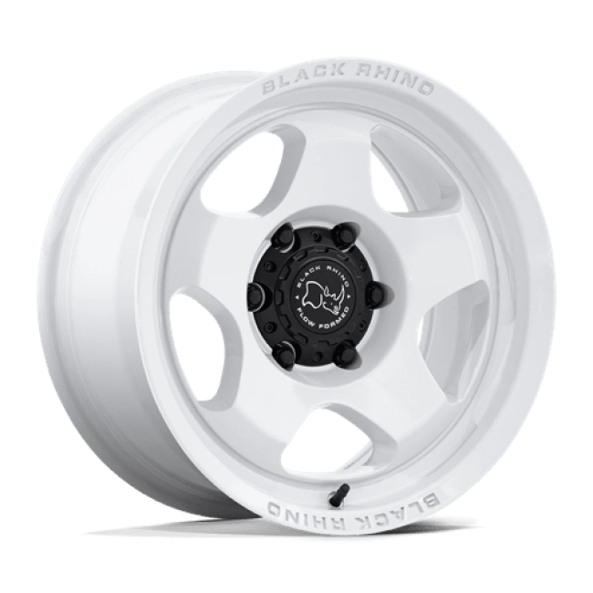 Black Rhino Hard Alloys Br031 Sol Gloss White 17x8.5 (+0) 6x135