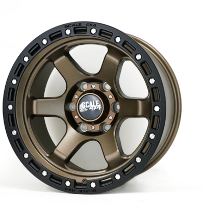 Scale 4x4 S03 Matte Bronze W/ Black Beadlock 17x9 6x139.7mm