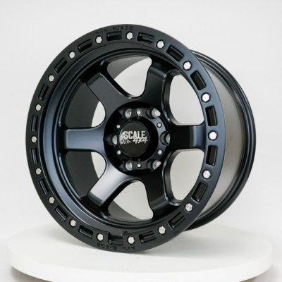 Scale 4x4 S03 Matte Black 17x9 6x139.7mm