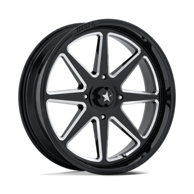 Msa Offroad Wheels M54 Spark Utv Gloss Black Milled 24x7 (+0) 5x114.3
