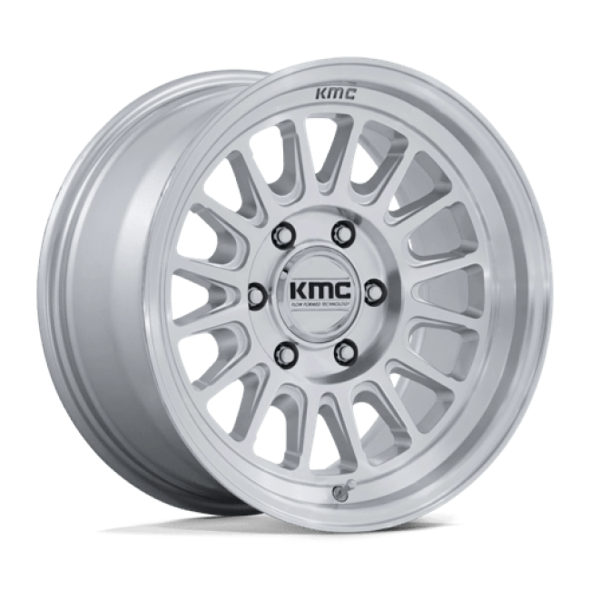 Kmc Km733 Impact Fft Gloss Silver W/ Machined Face 18x9 (+0) 8x170
