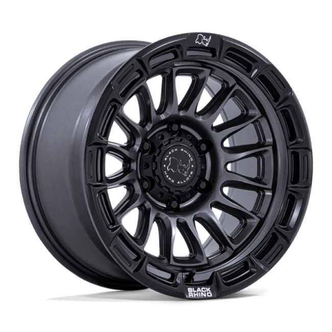 Black Rhino Hard Alloys Br025 Rival Matte Gunmetal W/ Matte Blk-lp 20x9 (+1) 5x127