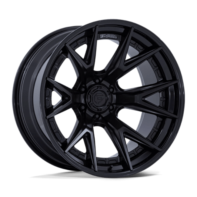 Fuel 1pc Fc402 Catalyst Matte Black W/ Gloss Black Lip 17x9 (+1) 6x135