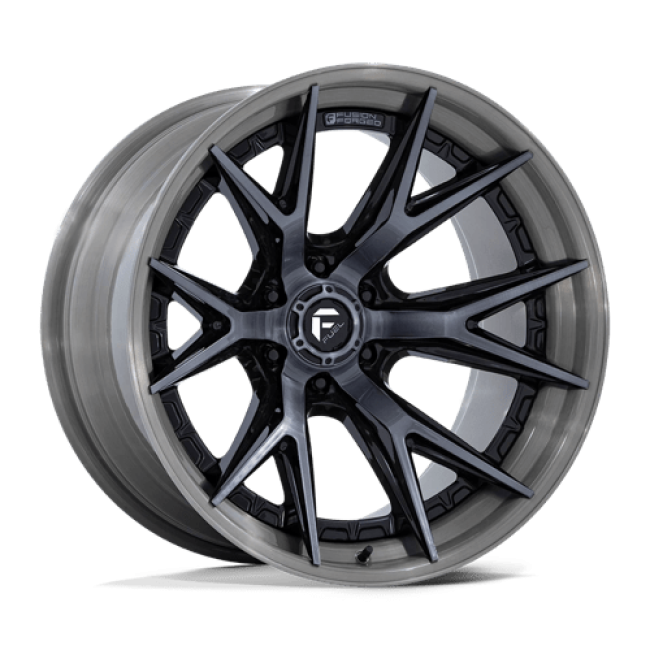 Fuel 1pc Fc402 Catalyst Gloss Black Brushed Dark Tint 18x9 (+1) 6x135