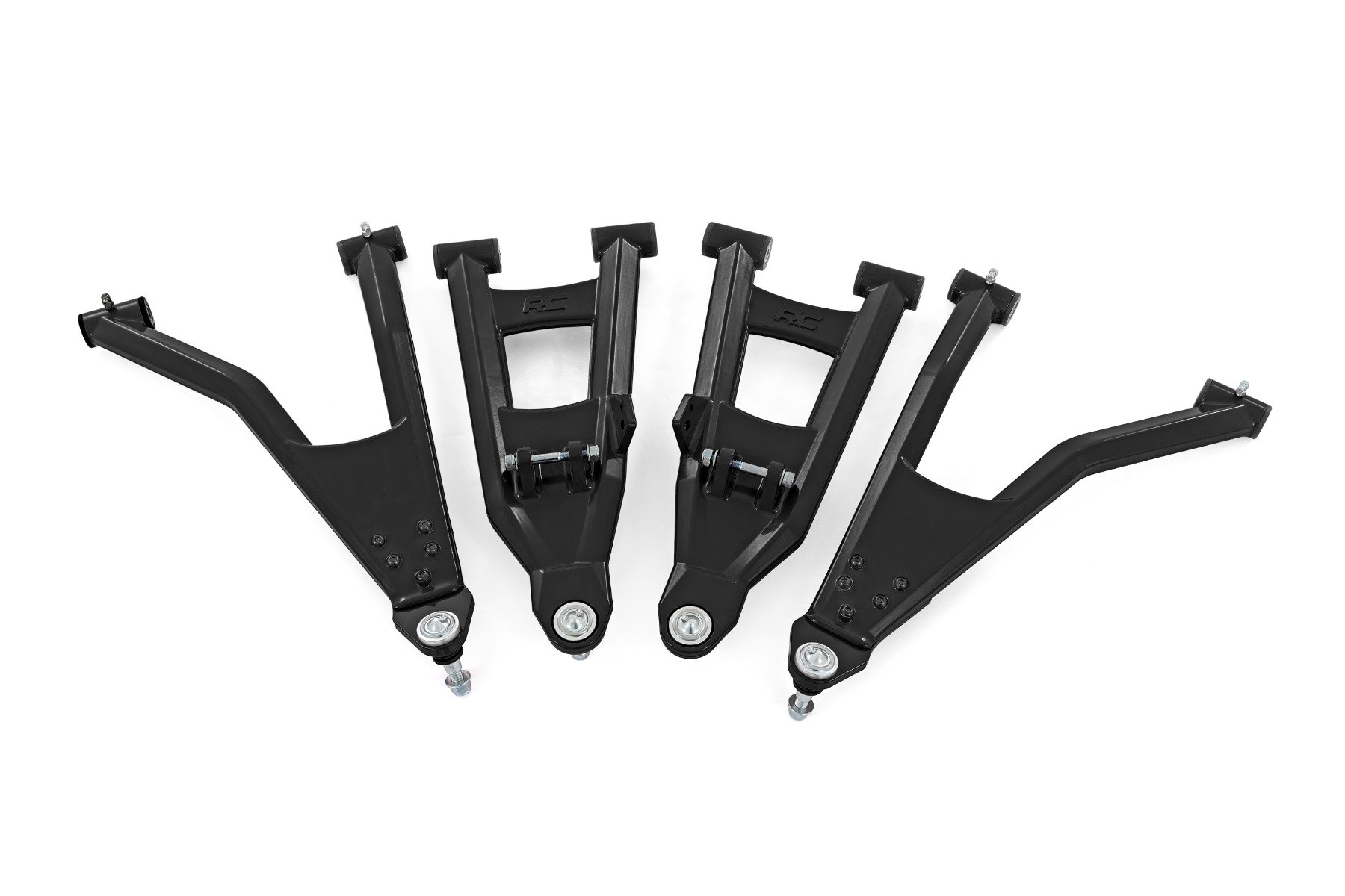 Black Aluminum Control Arms | 2" Forward Offset | Polaris Ranger XP 1000
