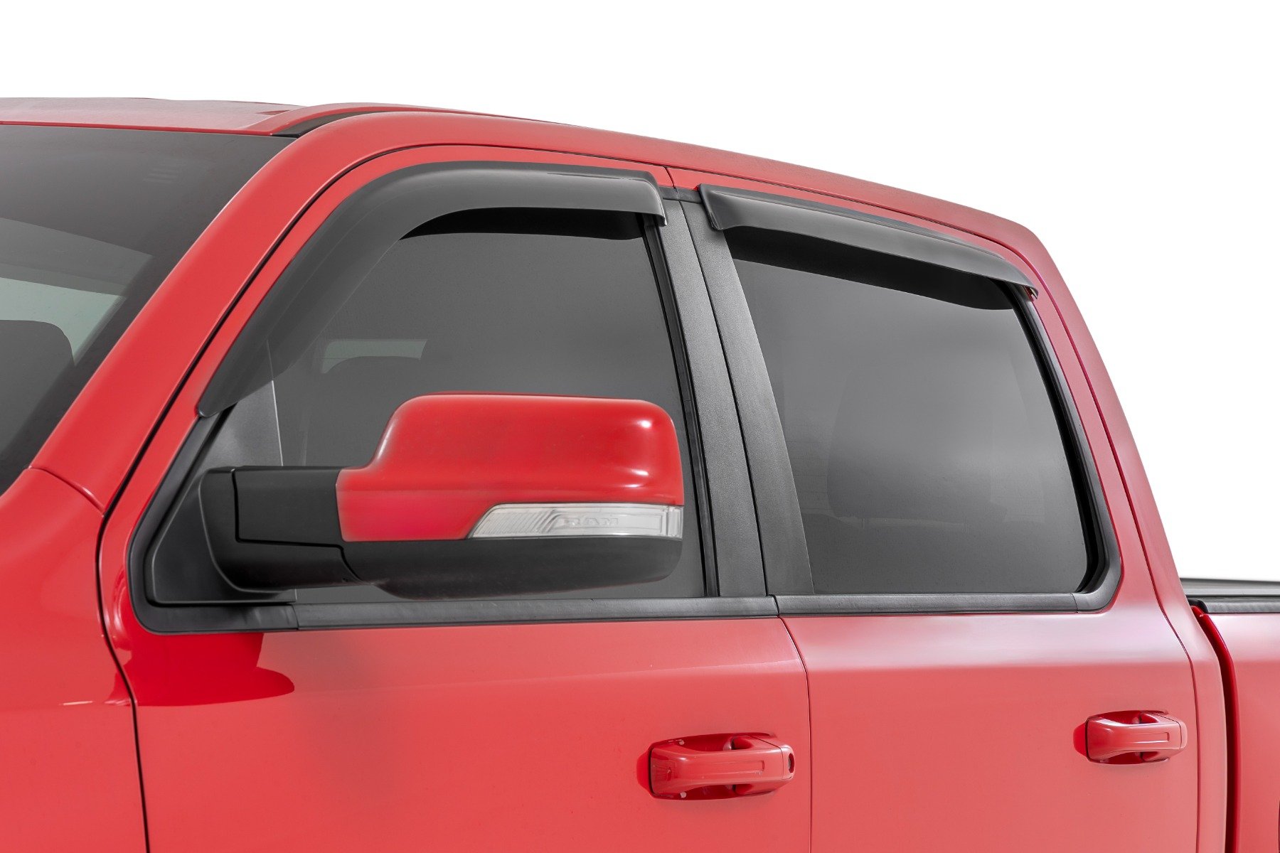 Side Window Deflectors | Tape On Rain Guard | Ram 1500 (19-26)/1500 TRX (21-24)