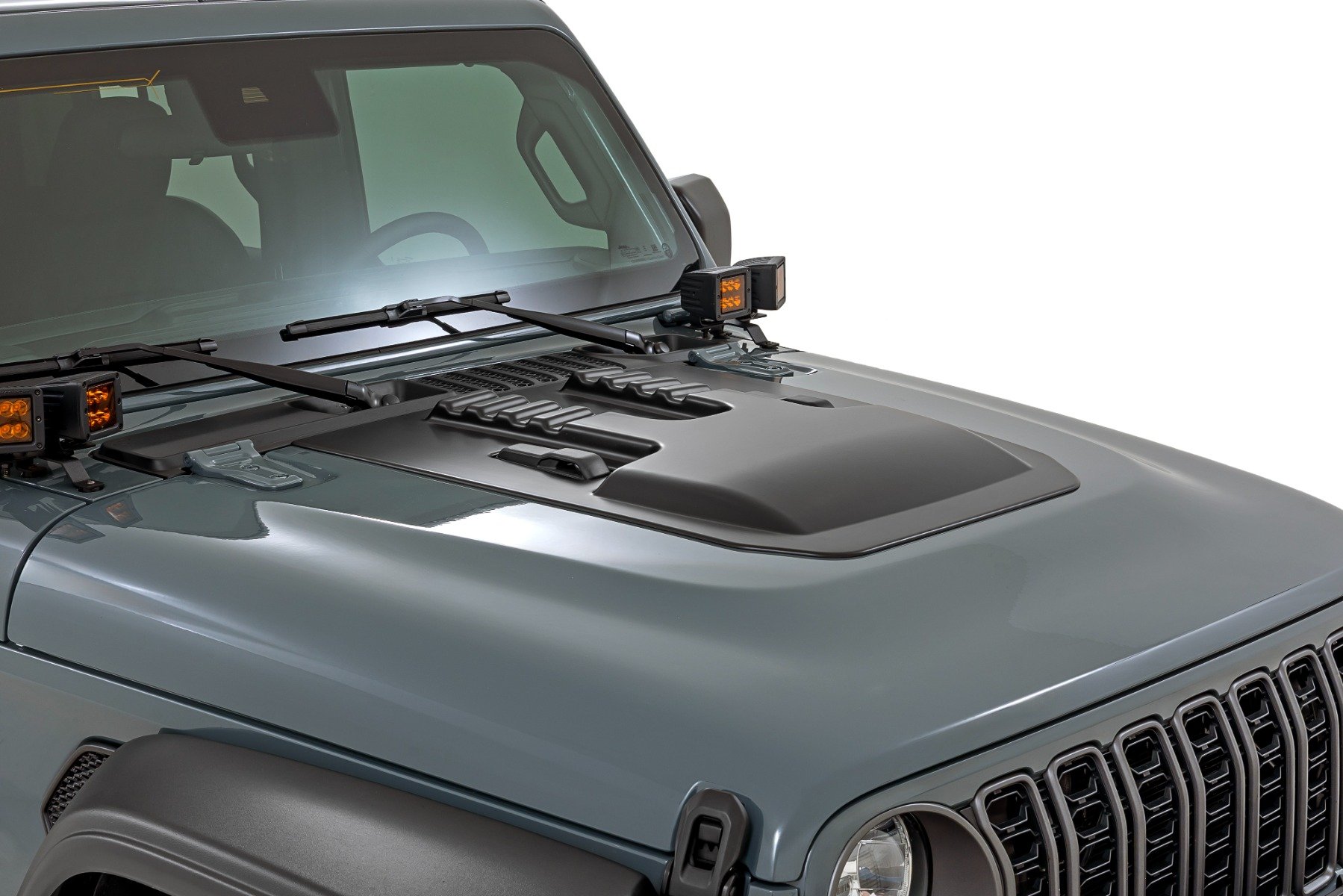 Hood Scoop | PJF High Velocity | Jeep Gladiator JT/Wrangler JL 4WD (18-25)