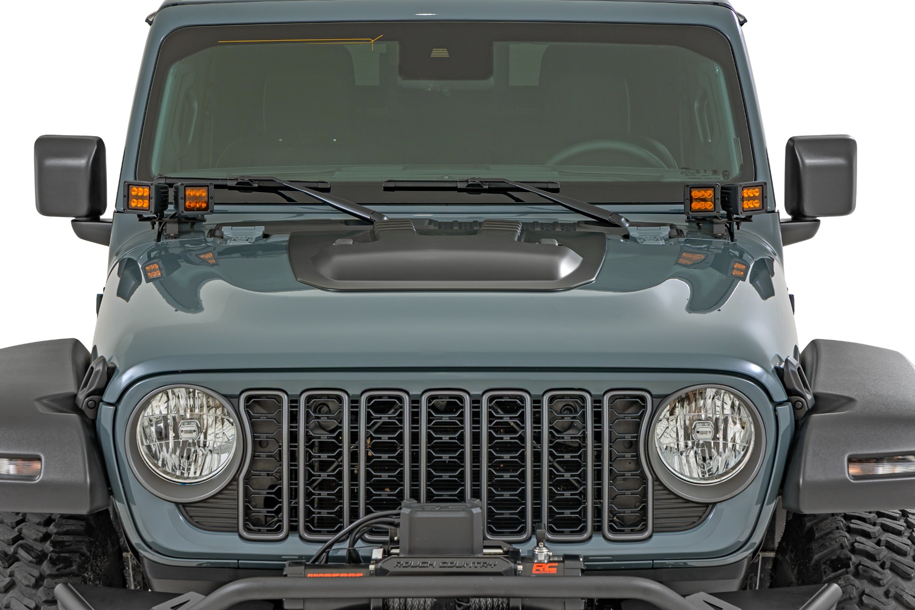 Hood Scoop | PSE Silver Zynith | Jeep Gladiator JT/Wrangler JL 4WD (18-25) - Image 2