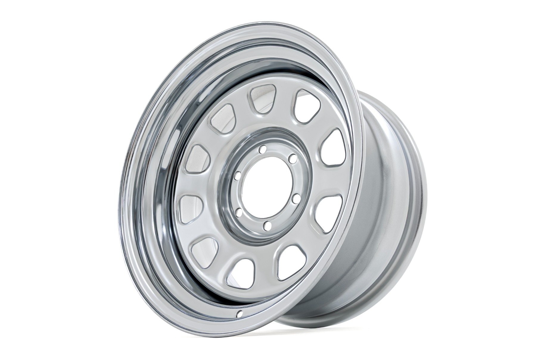 Steel Wheel | Chrome | 17x9 | 6x5.5 | 4.25 Bore | -12 - Image 3
