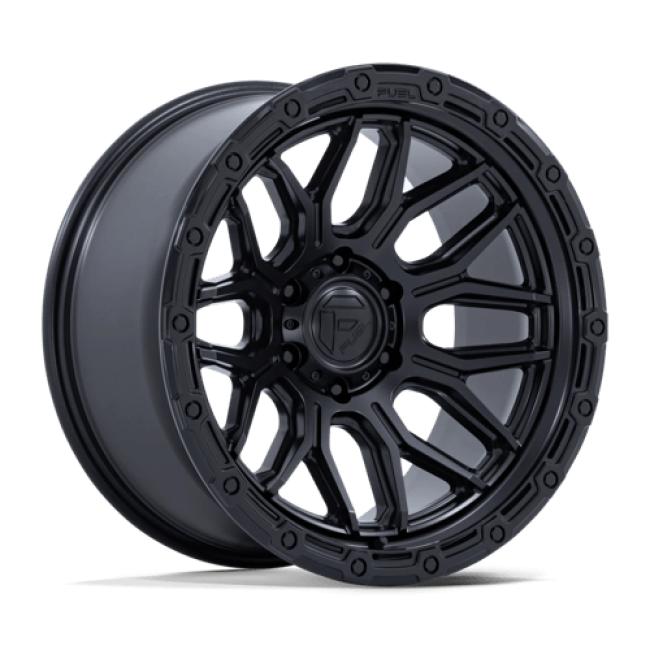 Fuel 1pc Fc881 Surge Matte Black W/ Gloss Black Lip 18 (+1) 6x139.7