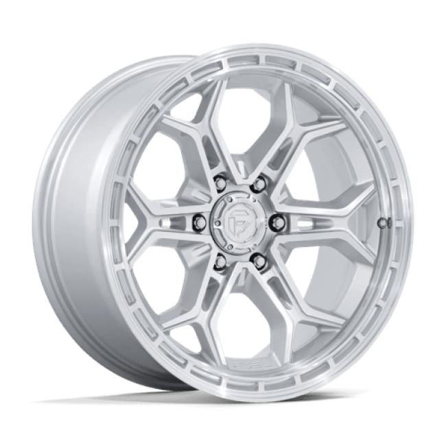 Fuel 1pc Fc896 Heathen Gloss Silver W/ Machined Face 20 (+20) 6x135