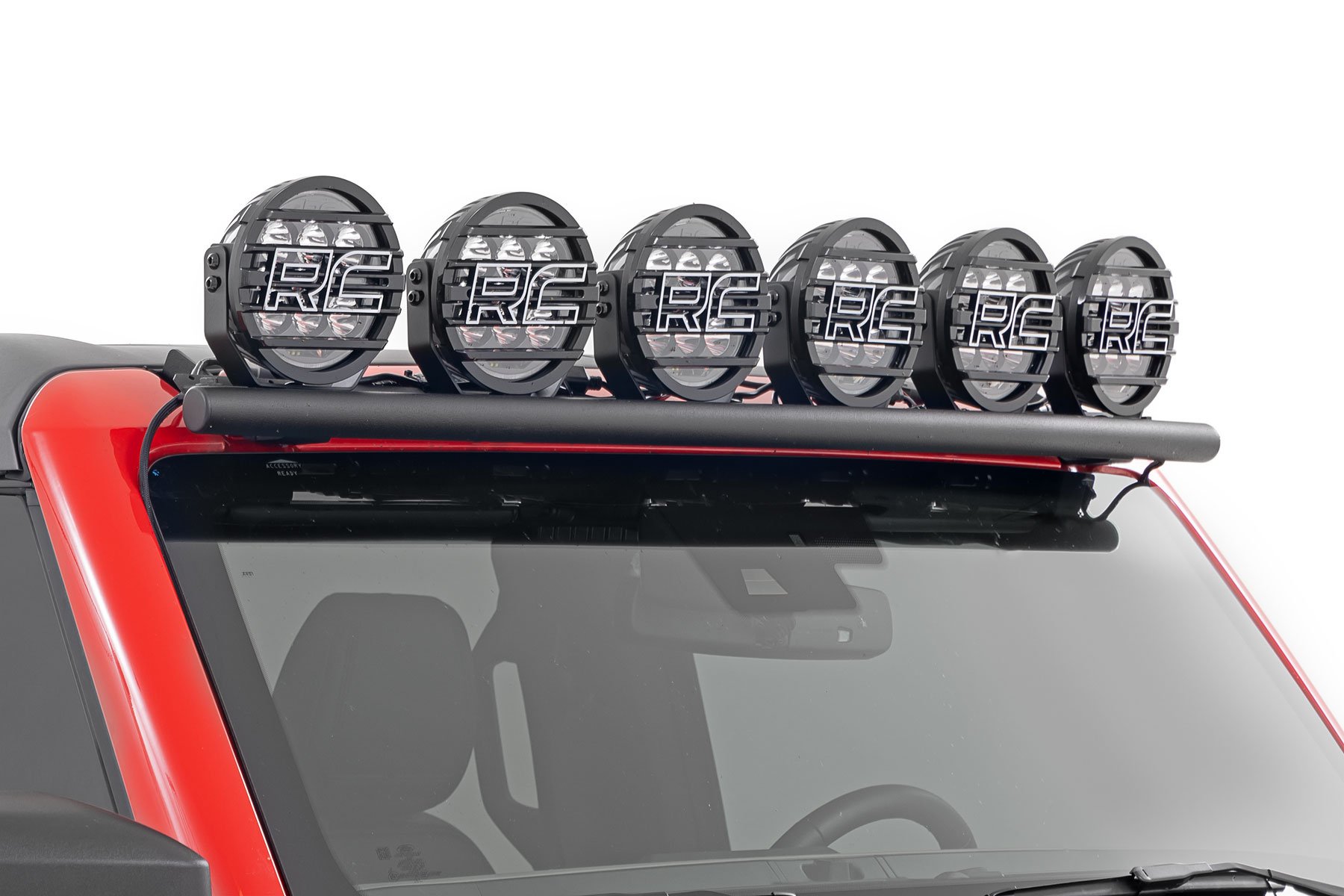 Black Series Halo LED Light Pair | White/Amber DRL | 6.5 Inch | Round - Image 5