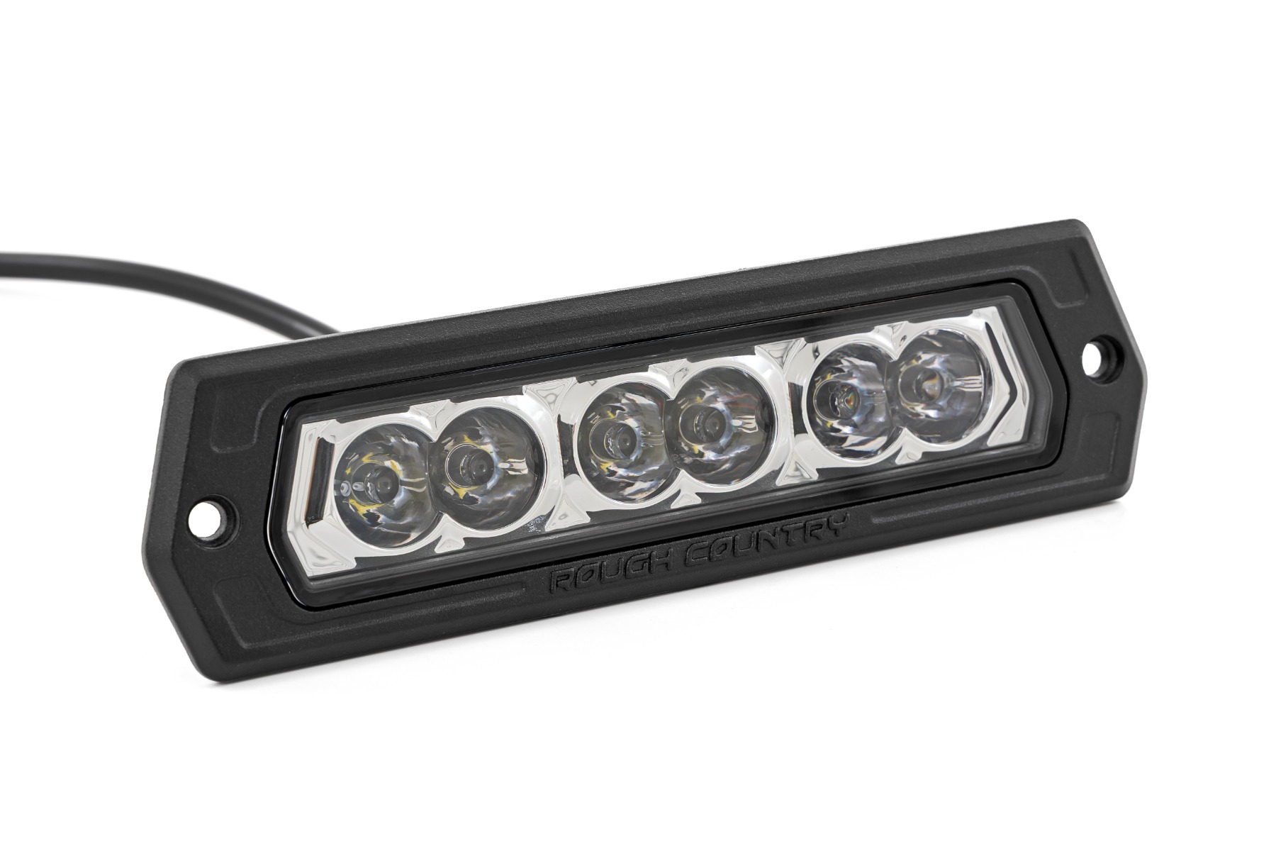6 Inch Chrome Series LED Lights | Flush Mount | Pair - Image 2