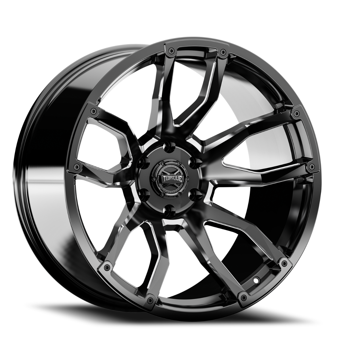 Torque Impact | Gloss Black w/Milled Accents | 20x9 | 6x5.5 | -12mm - Image 3