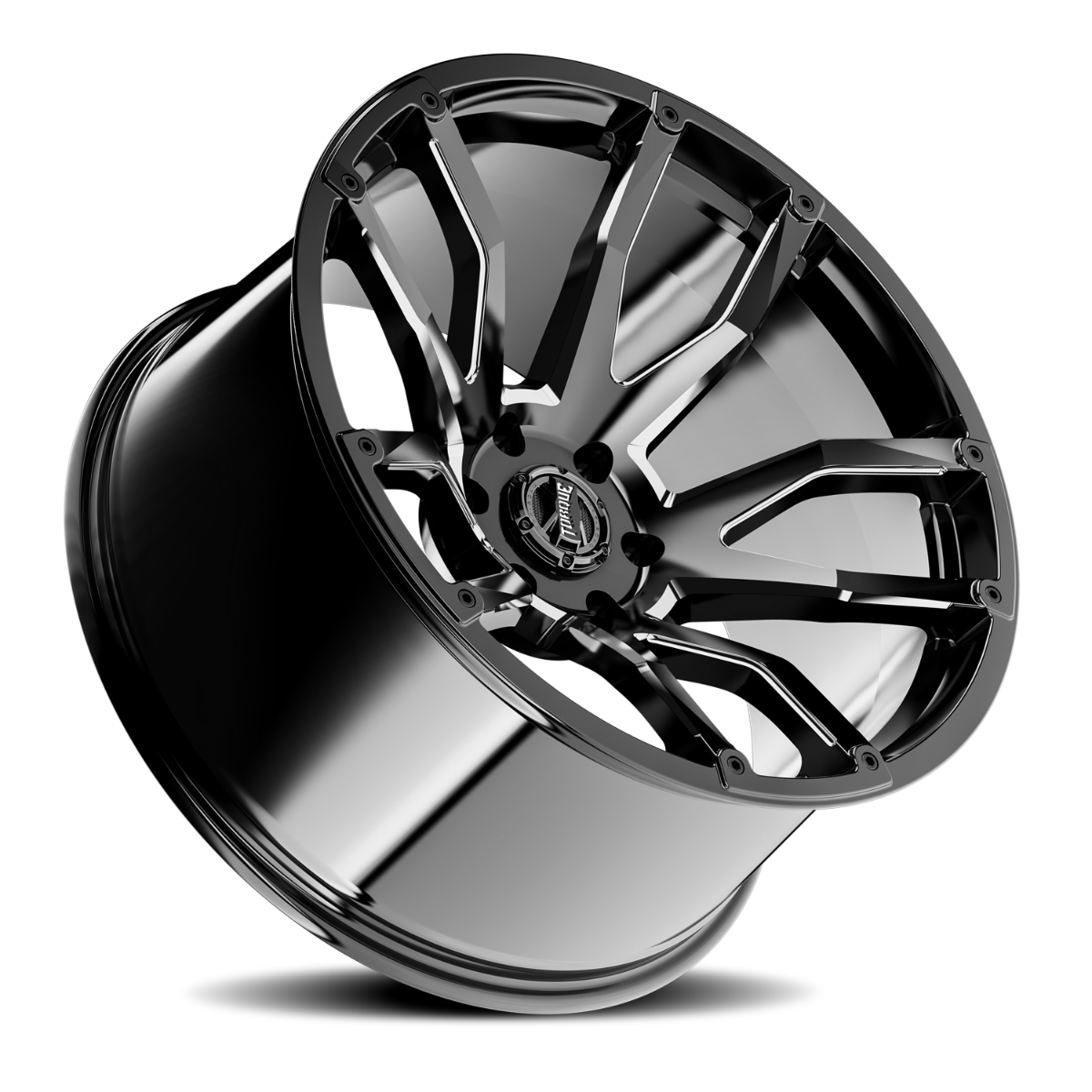 Torque Impact | Gloss Black w/Milled Accents | 20x9 | 6x135 | -12mm - Image 2