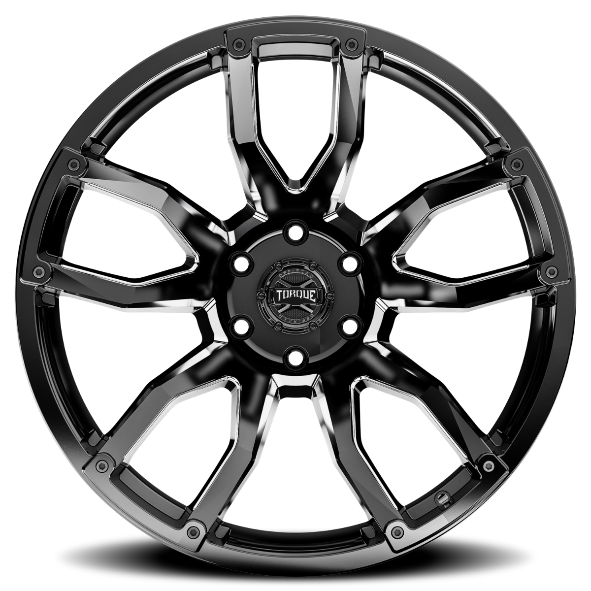 Torque Impact | Gloss Black w/Milled Accents | 20x9 | 6x5.5 | -12mm - Image 4