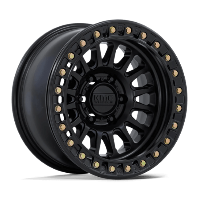 Kmc Km239 Impact Beadlock Matte Black 17x9 (+25) 6x135