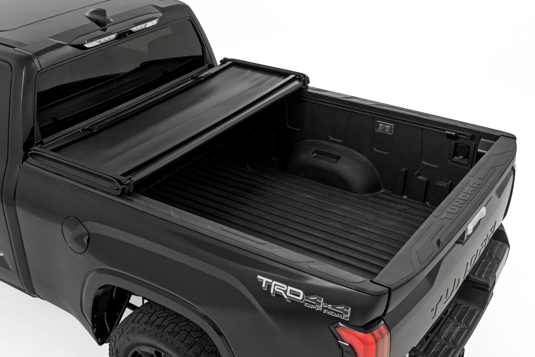 Soft Tri-Fold Bed Cover | 6'7" Bed | with & w/o OE Rails | Toyota Tundra 2WD/4WD (2022-2025) - Image 2